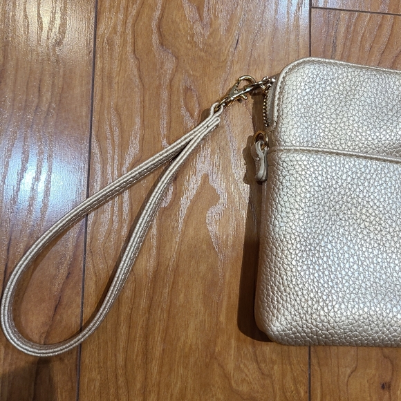 Jeanne Pink Lottie Gold wristlet - Picture 4 of 5